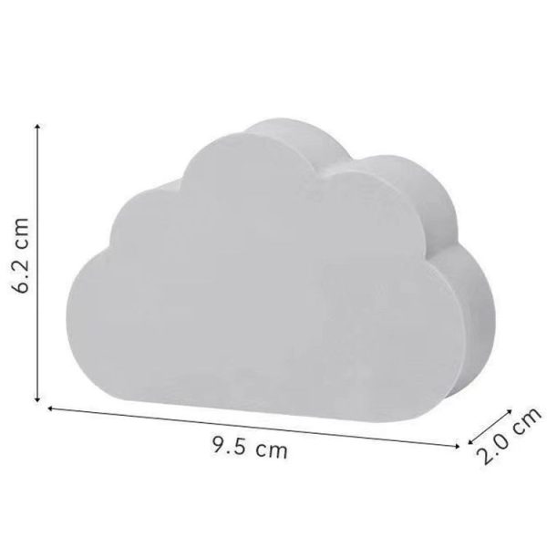 Clouds Type Absorbent Sponge Cleaner Bathroom Washbasin Limescale Preventive Cleaning Brush (Gray) - Image 3