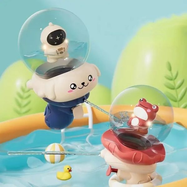 Summer Children Cartoon Bared Water Toys Outdoor Water Play Toys, Style: Astronaut Blue - Image 2