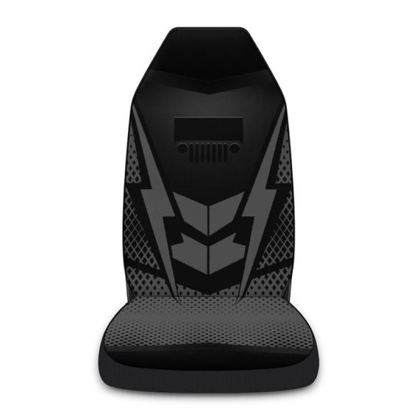 Car Universal Printed Seat Protector Automobile Decoration Supplies (Black) - Image 2