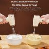 Wireless Mini Handheld Multi-Function Electric Stirring Mixer, Color: Single Stick Khaki (5 Gear) - Image 7