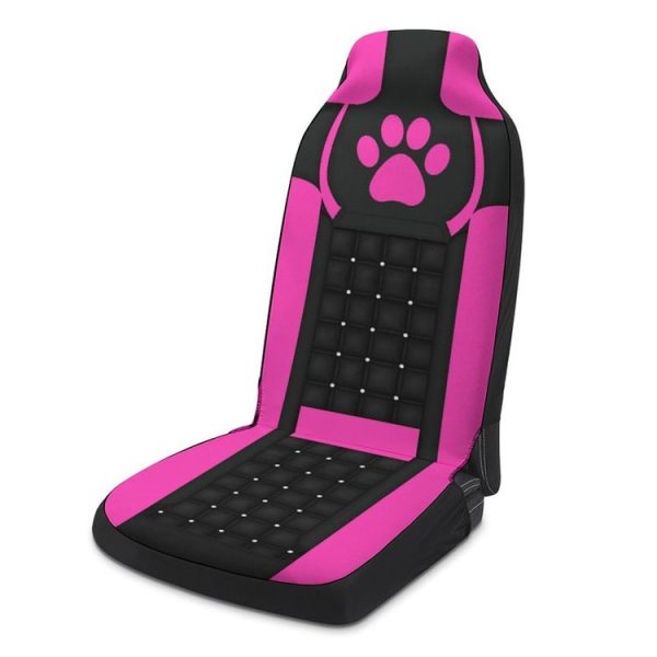 Car Universal Printed Seat Protector Automobile Decoration Supplies, Style: Pink Footprints
