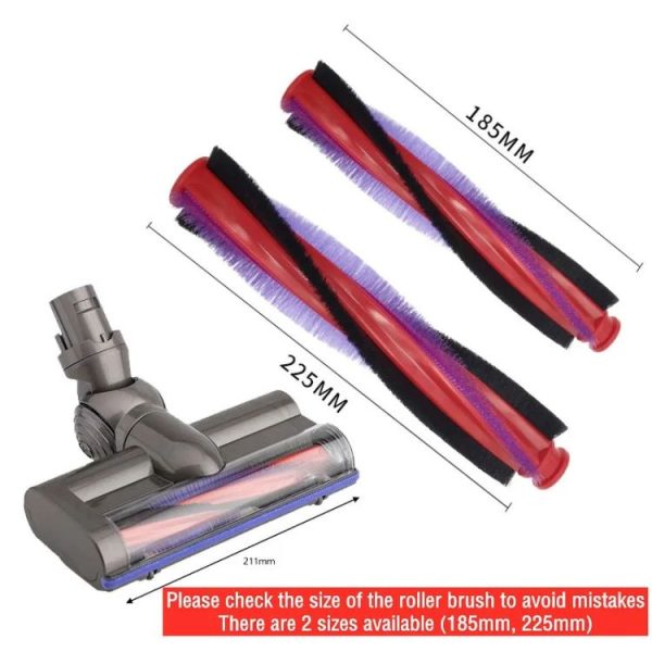 Dyson V6 DC59 DC62 SV03 Vacuum Cleaner Brush Head Roller Bar, Spec: 185mm - Image 3