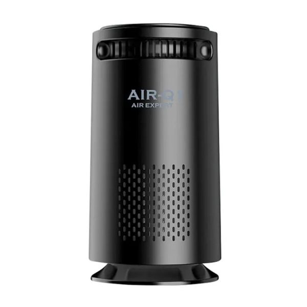 Car Negative Ion Air Purifier Odor Removal Aromatherapy (Black)
