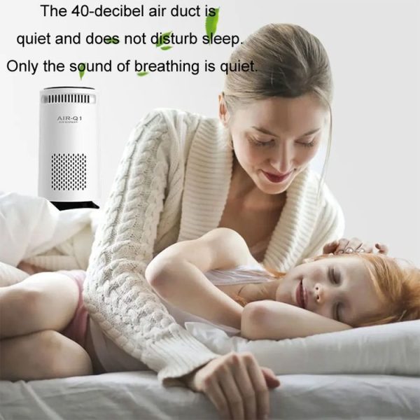 Car Negative Ion Air Purifier Odor Removal Aromatherapy (Black) - Image 6