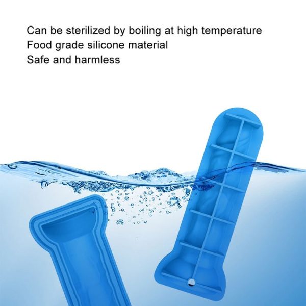 Large Silicone Spoof Ice Lattice Mold With Lid Ice Maker Self-Sealing Ice Molds (Brown) - Image 6