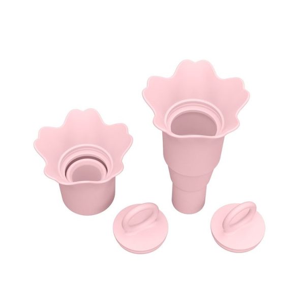 3pcs / Set Foldable Silicone Ice Cream Cone Kids Multifunctional Anti-Dirty Hands Anti-Leak Ice Cream Holder - Image 4