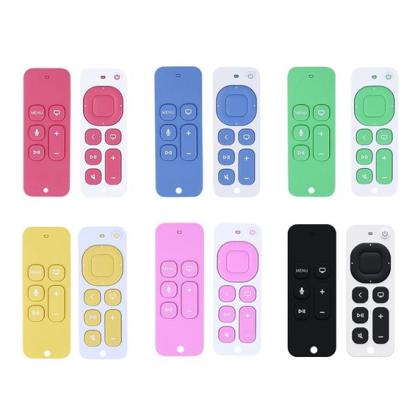 Baby Simulation Silicone Remote Control Can Press Tooth Glue Preventing Eating Hands Teething Stick, Color: 4th Generation Pink - Image 2