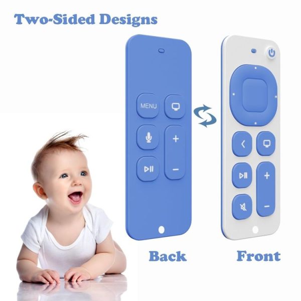 Baby Simulation Silicone Remote Control Can Press Tooth Glue Preventing Eating Hands Teething Stick, Color: 4th Generation Pink - Image 4