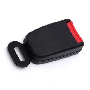 Car Seat Two-point Safety Belt Safety buckle (Black)