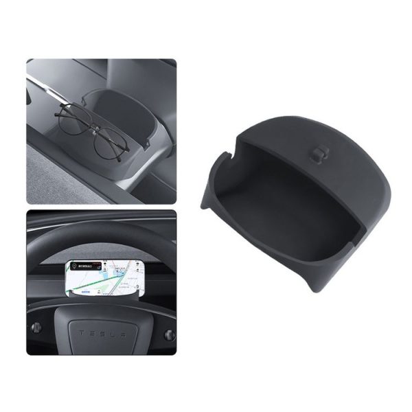 2024 Tesla Model 3 Steering Wheel Silicone Phone Holder - Image 2