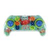 Children Gear Handle Game Console Rollerball Maze Breakout Thinking Exercise Puzzle Toy (Marine Model)