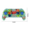 Children Gear Handle Game Console Rollerball Maze Breakout Thinking Exercise Puzzle Toy (Marine Model) - Image 2