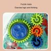 Children Gear Handle Game Console Rollerball Maze Breakout Thinking Exercise Puzzle Toy (Marine Model) - Image 6