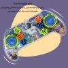 Children Gear Handle Game Console Rollerball Maze Breakout Thinking Exercise Puzzle Toy (Marine Model) - Image 7