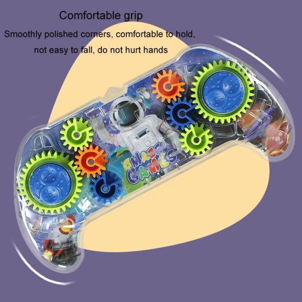Children Gear Handle Game Console Rollerball Maze Breakout Thinking Exercise Puzzle Toy (Marine Model) - Image 7