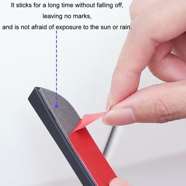 Car Door Anti-collision Strip Anti-scratch Decorative Sticker, Color: Q3 Black - Image 4