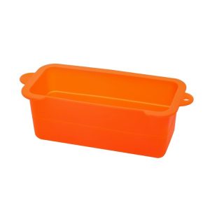 Blackstone Baked Oil Box Silicone Inner Linery Baking Dish Oil Collector Barbecue Cup Pad (Orange)