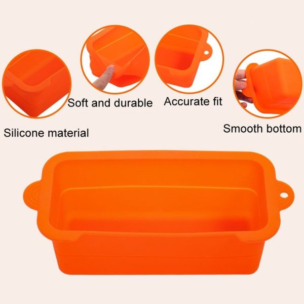 Blackstone Baked Oil Box Silicone Inner Linery Baking Dish Oil Collector Barbecue Cup Pad (Orange) - Image 6