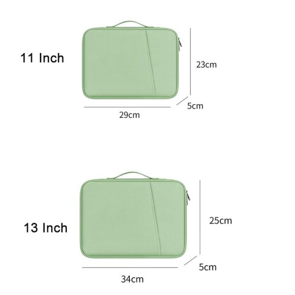 BUBM 13 Inch Tablet Sleeve Bag Laptop Storage Bag Handbag (Black) - Image 10