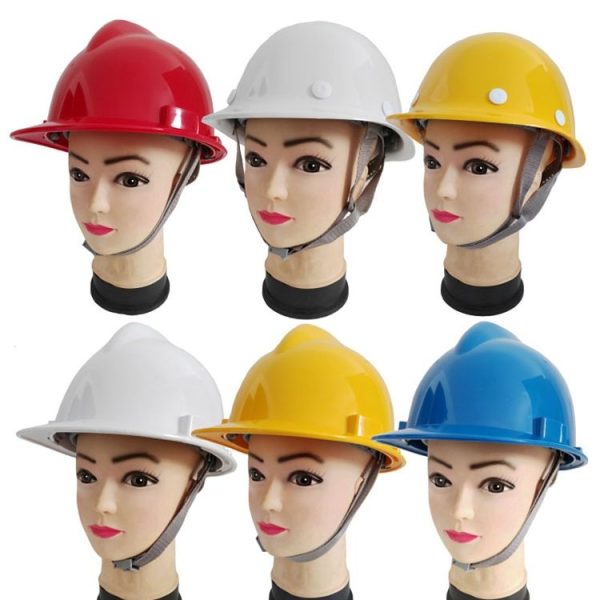 LINDUN 270g PE Safety Helmet Site Mining Construction Helmet Protective Hat (Color Random) - Image 3