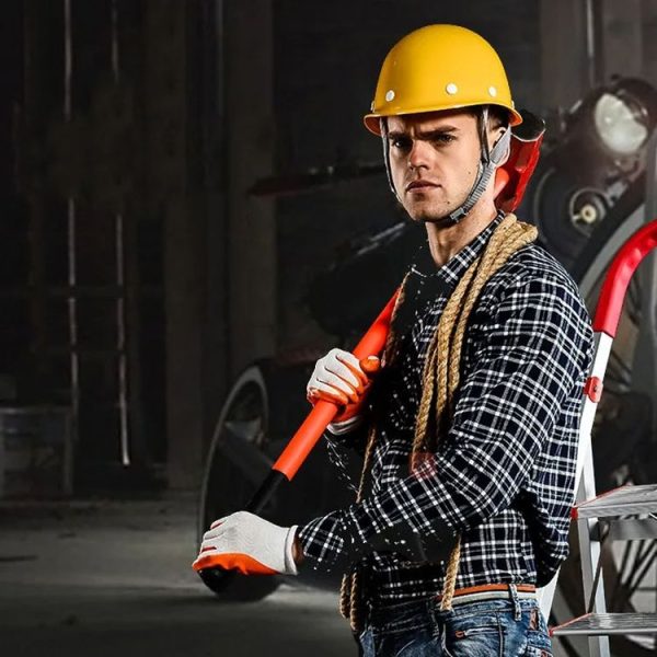 LINDUN 270g PE Safety Helmet Site Mining Construction Helmet Protective Hat (Color Random) - Image 6