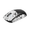 Logitech GPW 2-Generation Mouse Anti-Slip Stickers Absorb Sweat Paste, Color: White Print Half Surround