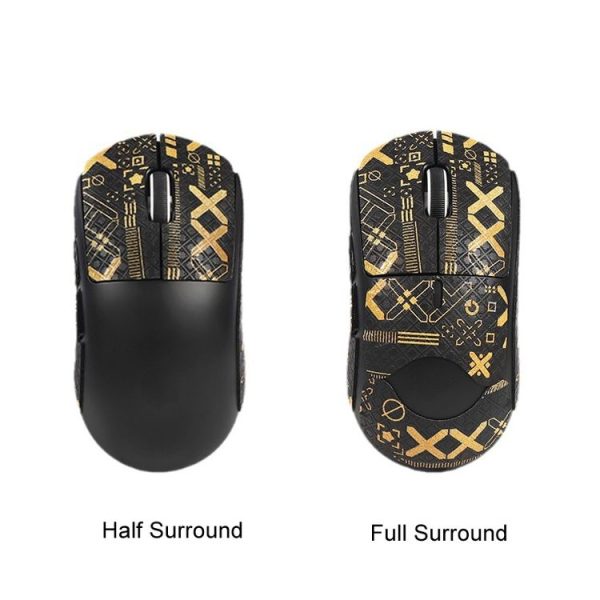 Logitech GPW 2-Generation Mouse Anti-Slip Stickers Absorb Sweat Paste, Color: White Print Half Surround - Image 4