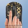 Logitech GPW 2-Generation Mouse Anti-Slip Stickers Absorb Sweat Paste, Color: White Print Half Surround - Image 5