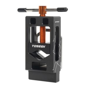 TOSEEK Mountain Bike Front Fork Pipe Cutter Seat Post Cutting Saw Handle (Black Orange)