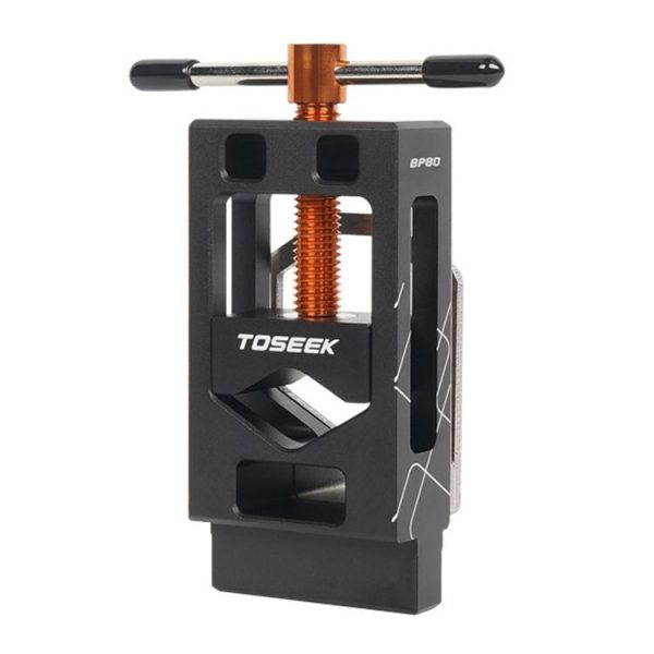 TOSEEK Mountain Bike Front Fork Pipe Cutter Seat Post Cutting Saw Handle (Black Orange)