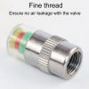 4pcs / Set Vehicle Tire Valve Caps High Precision Tire Pressure Monitoring Warning Cap, Model: Plastic Core - Image 5