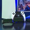 PS5 JYS-P5172 Gamepad Wireless Bluetooth External Keyboard, Without Gamepad (Black) - Image 2