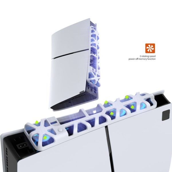 PS5 Slim DOBE TP5-3538 Host Rear Blu-ray Fan Thermal Cooling Fan (White) - Image 5