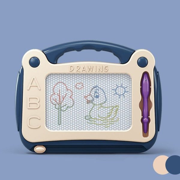 Children Drawing Board Magnetic Writing Board Colorful Baby Doodle Board Toy, Color: Small Blue
