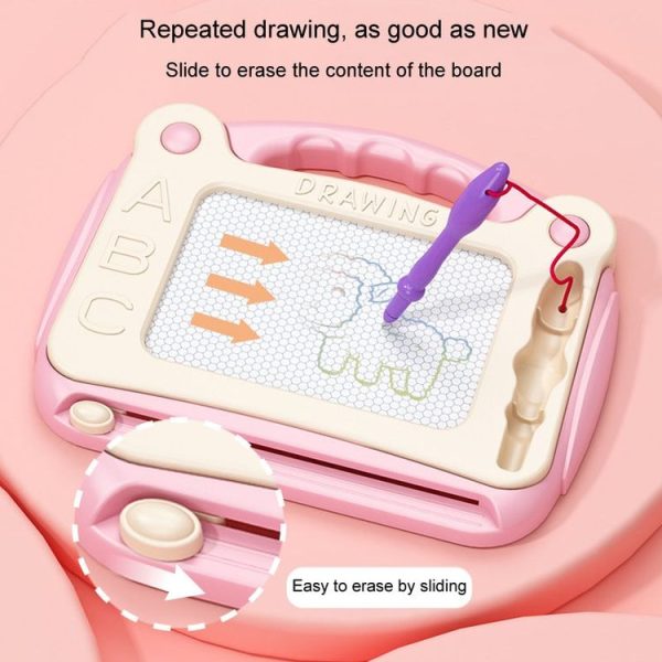 Children Drawing Board Magnetic Writing Board Colorful Baby Doodle Board Toy, Color: Small Blue - Image 3