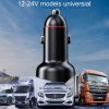 Vehicle Mini Fast Charging Charger Car One To Three Cigarette Lighter, Model: Regular Version - Image 2