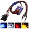 12 LED Lighting Kit Steering Brake for 1 / 10 Scale Models RC Car