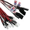 12 LED Lighting Kit Steering Brake for 1 / 10 Scale Models RC Car - Image 6