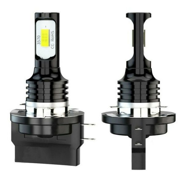 2pcs H11B 3570 2LED 80W Car Headlight Bulbs High Bright Fog Lights (White) - Image 3