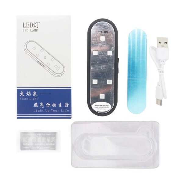 Car Universal Wiring Free Warning Lights Night Anti-Collision And Anti-Tailgating Lamp (Colorful) - Image 11