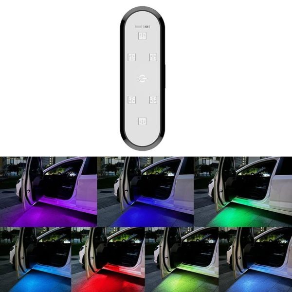 Car Universal Wiring Free Warning Lights Night Anti-Collision And Anti-Tailgating Lamp (Colorful) - Image 2