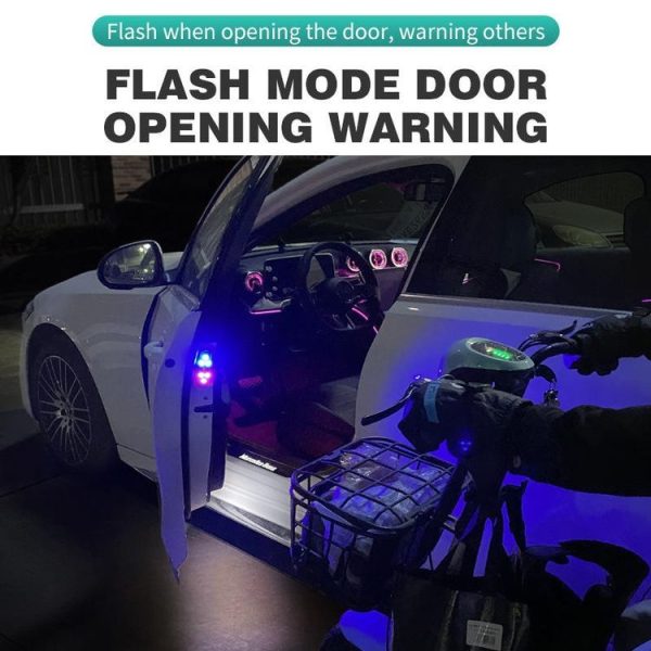 Car Universal Wiring Free Warning Lights Night Anti-Collision And Anti-Tailgating Lamp (Colorful) - Image 8