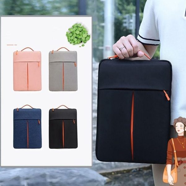 11-12 Inch Portable Laptop Sleeve Bag Travel Carry Case Cover (Grey) - Image 2