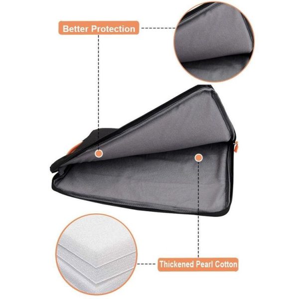 11-12 Inch Portable Laptop Sleeve Bag Travel Carry Case Cover (Grey) - Image 5