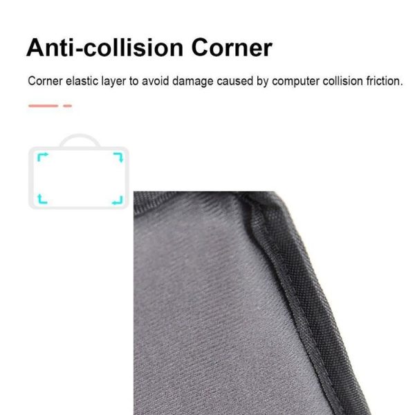 11-12 Inch Portable Laptop Sleeve Bag Travel Carry Case Cover (Grey) - Image 6