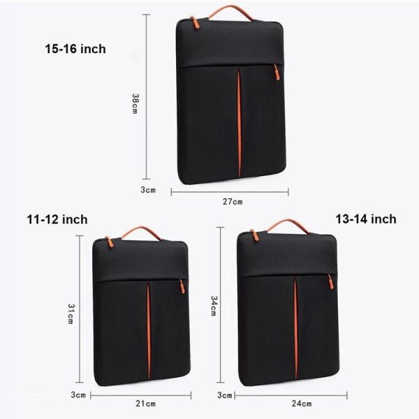 11-12 Inch Portable Laptop Sleeve Bag Travel Carry Case Cover (Grey) - Image 8