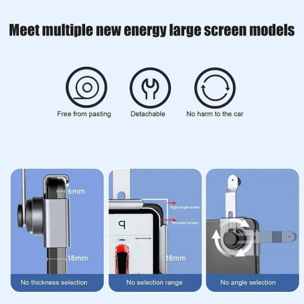 Car Screen Phone Holder Base For Tesla Model 3 And Other Models, Model: Base - Image 11