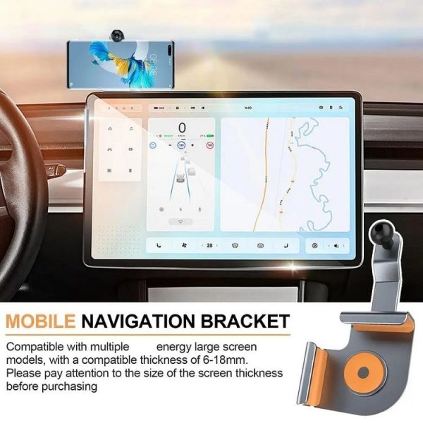 Car Screen Phone Holder Base For Tesla Model 3 And Other Models, Model: Base - Image 4