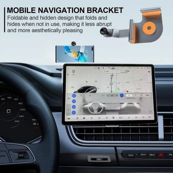 Car Screen Phone Holder Base For Tesla Model 3 And Other Models, Model: Base - Image 5