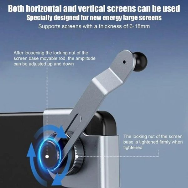 Car Screen Phone Holder Base For Tesla Model 3 And Other Models, Model: Base - Image 8